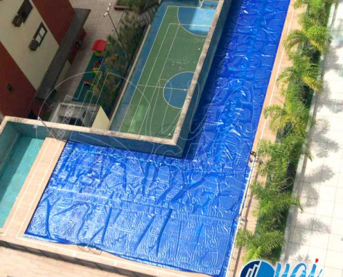 capa térmica para piscinas